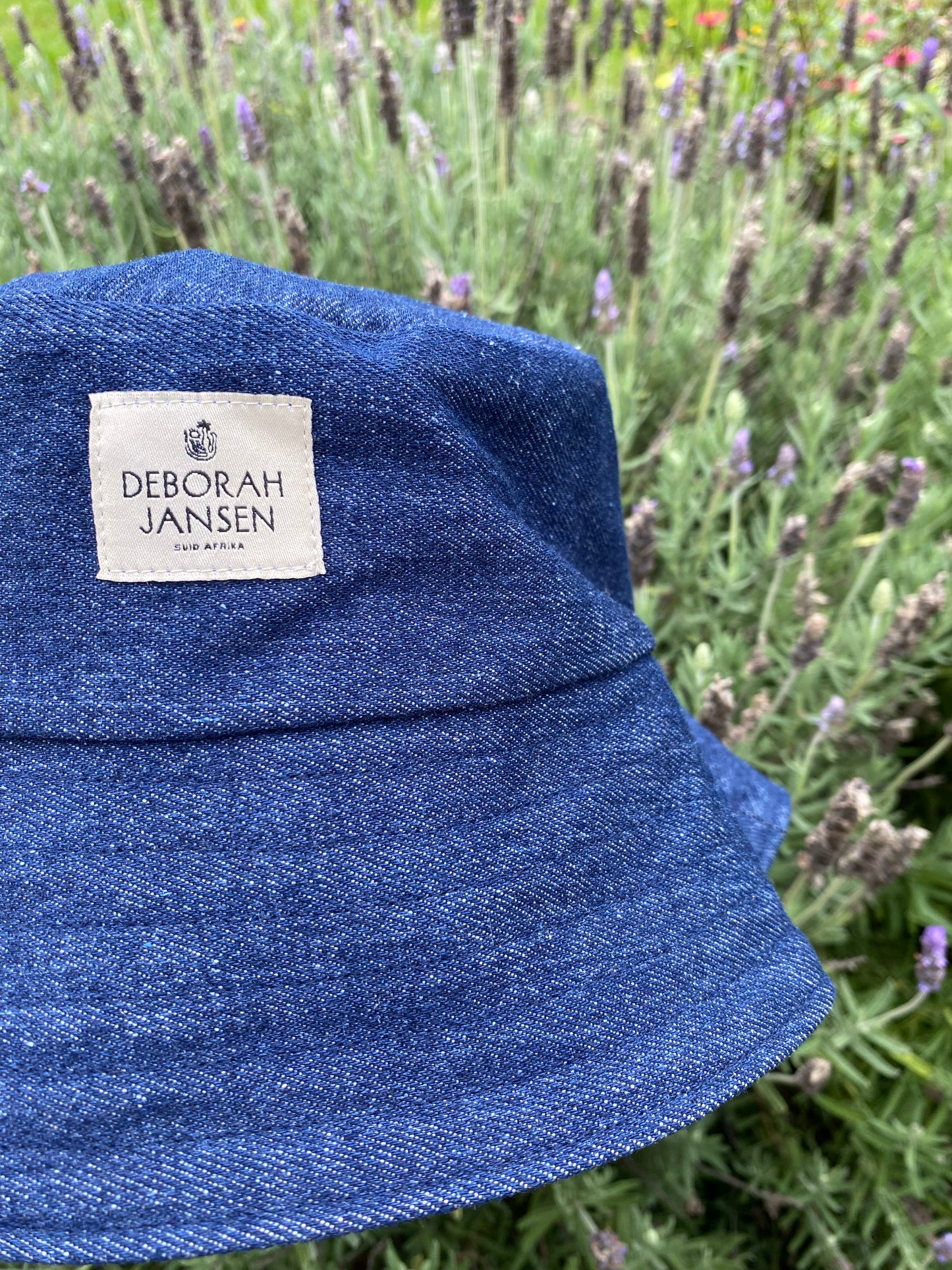 Bucket Hat Label Denim Blue
