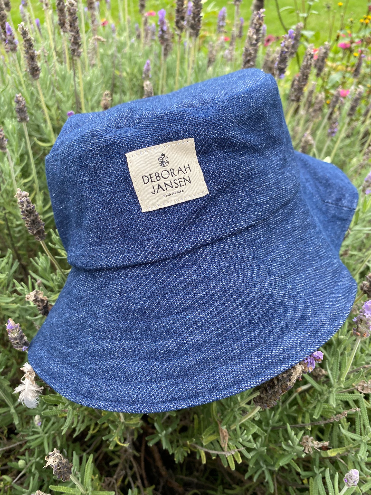 Bucket Hat Label Denim Blue