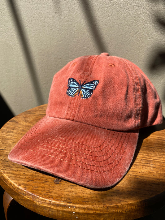 Butterfly Washed Cap