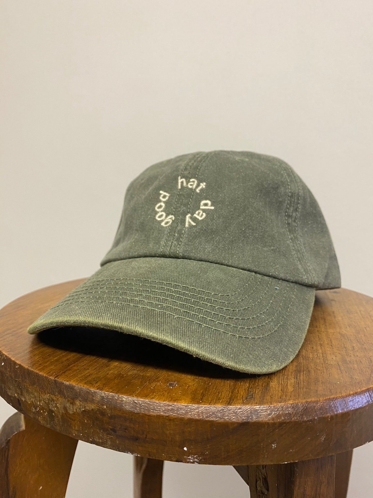 Good Hat Day Washed Cap