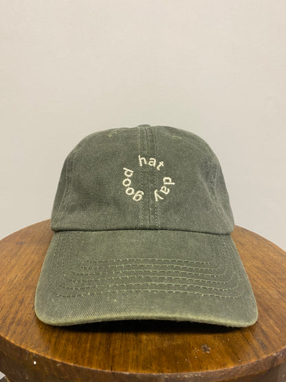 Good Hat Day Washed Cap